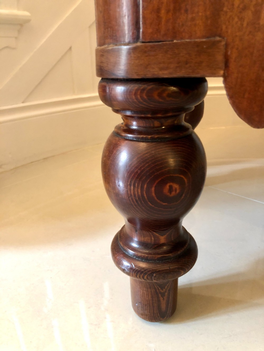 Antique Victorian Mahogany Scottish Bow Front Chest of Drawers View VI
