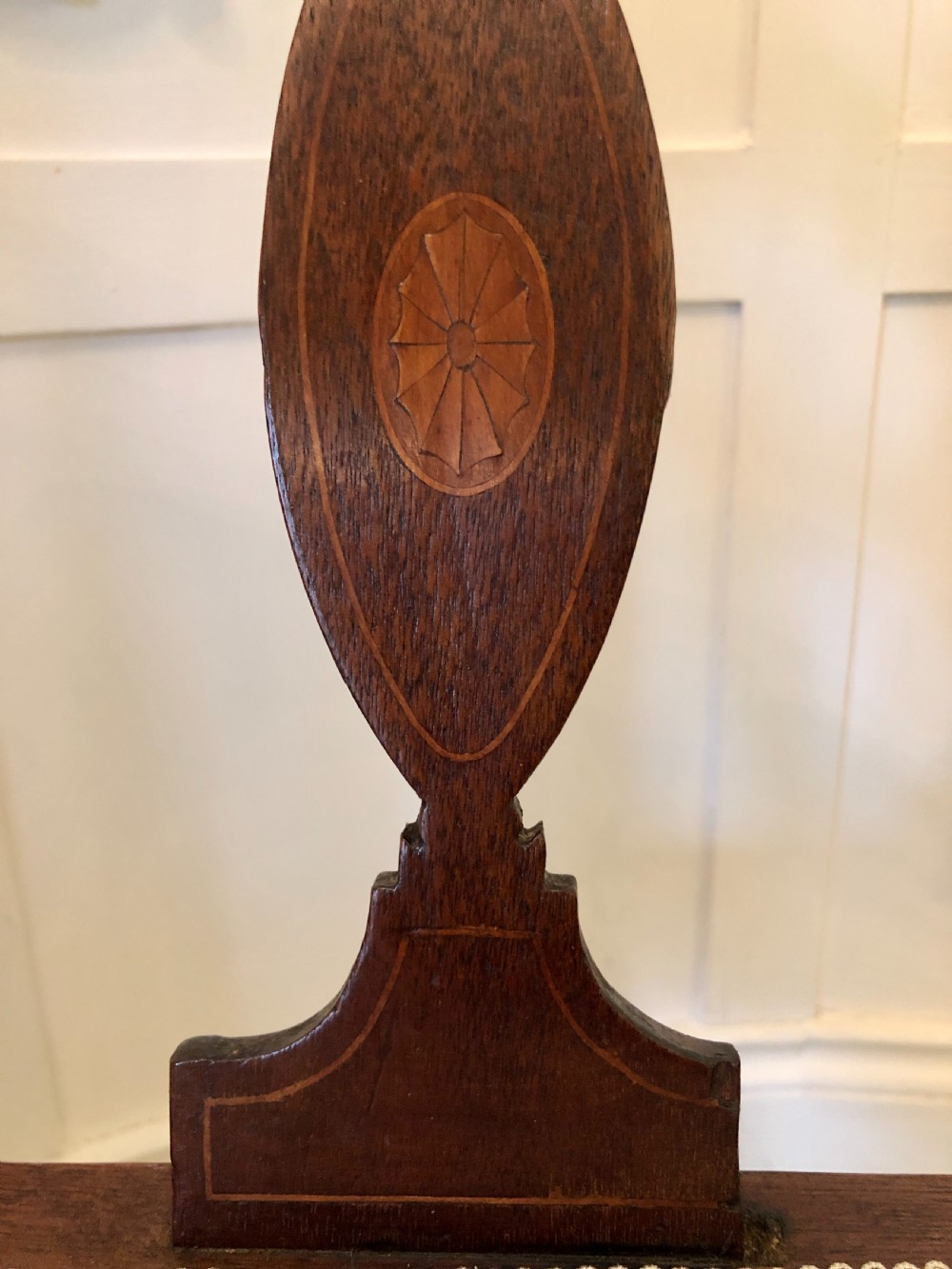 Antique Edwardian Inlaid Mahogany Corner Chair View V