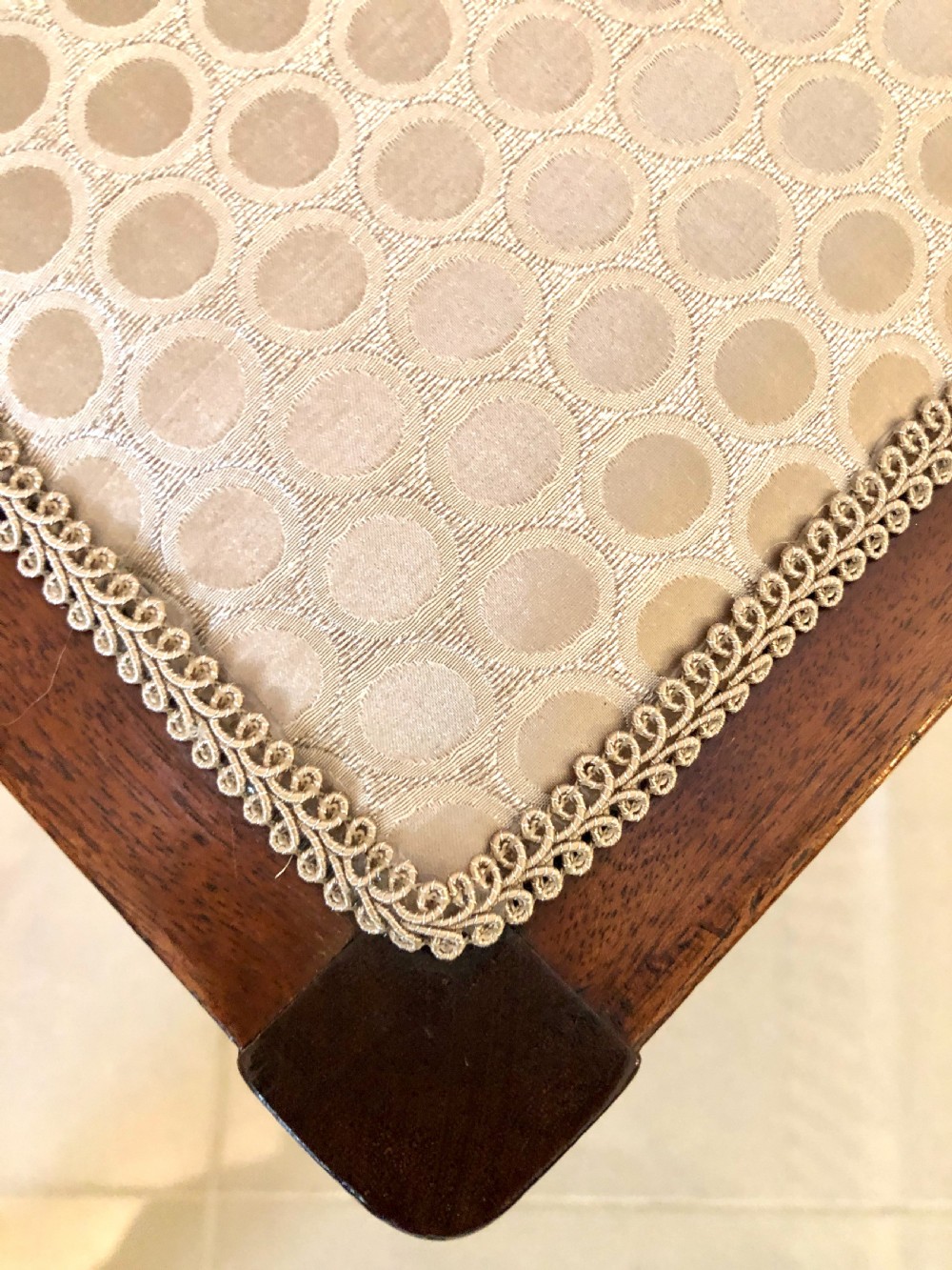 Antique Edwardian Inlaid Mahogany Corner Chair View IX