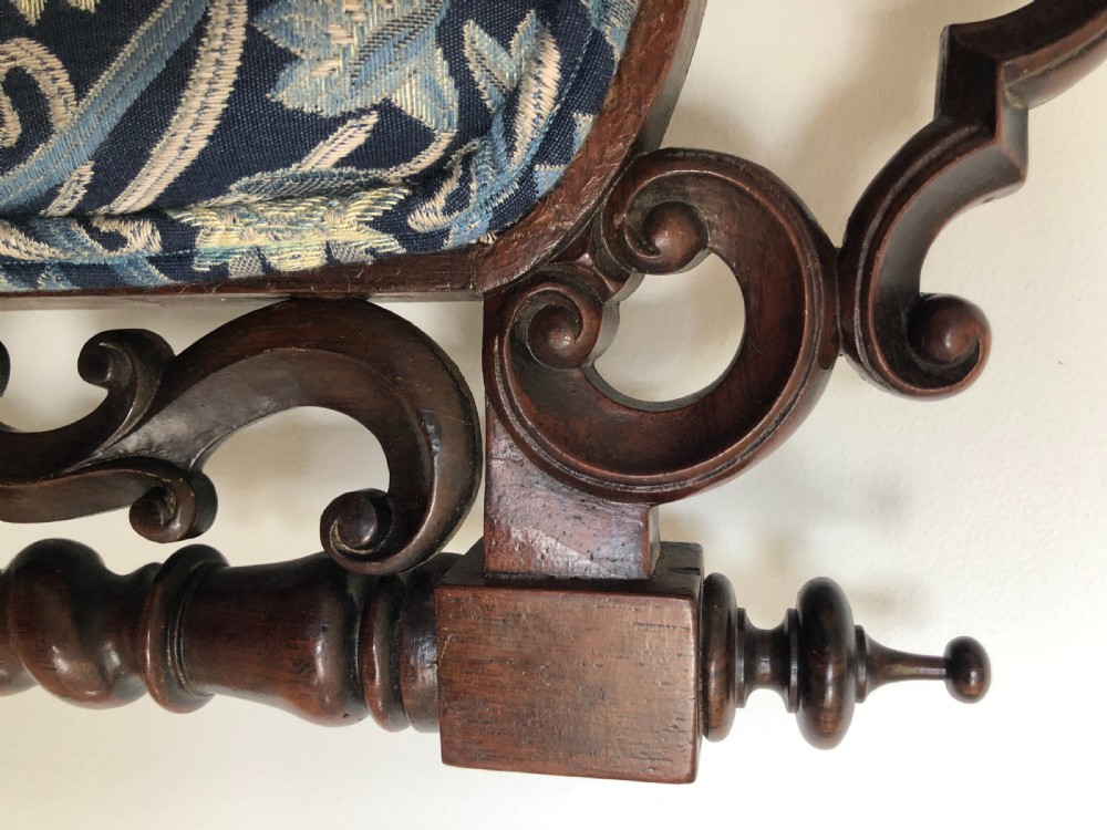 Antique Victorian Carved Mahogany Hall/Side Chair View V
