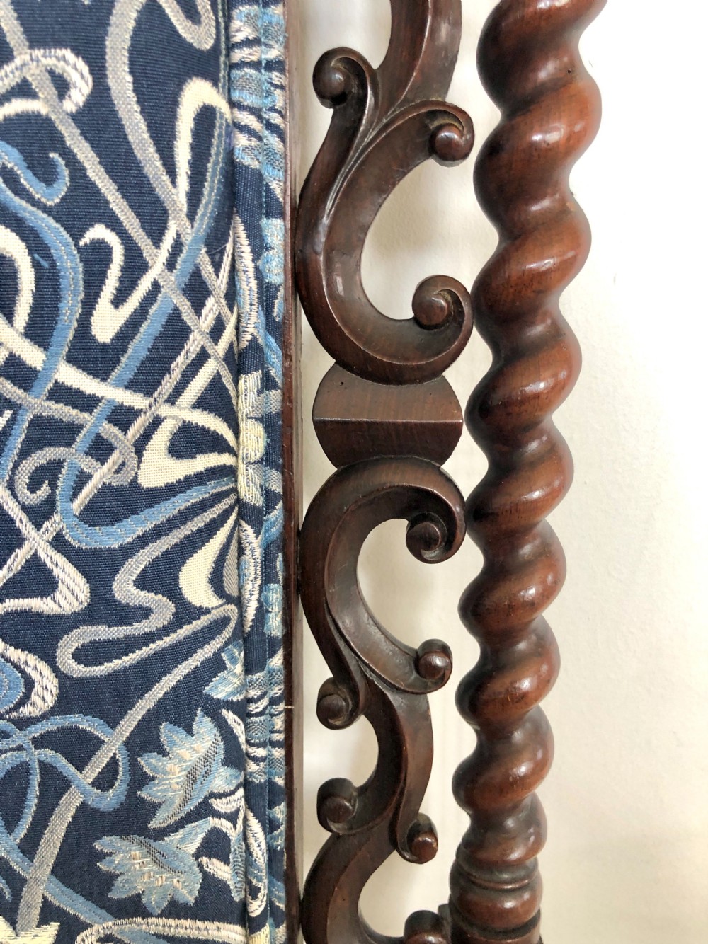 Antique Victorian Carved Mahogany Hall/Side Chair View VI