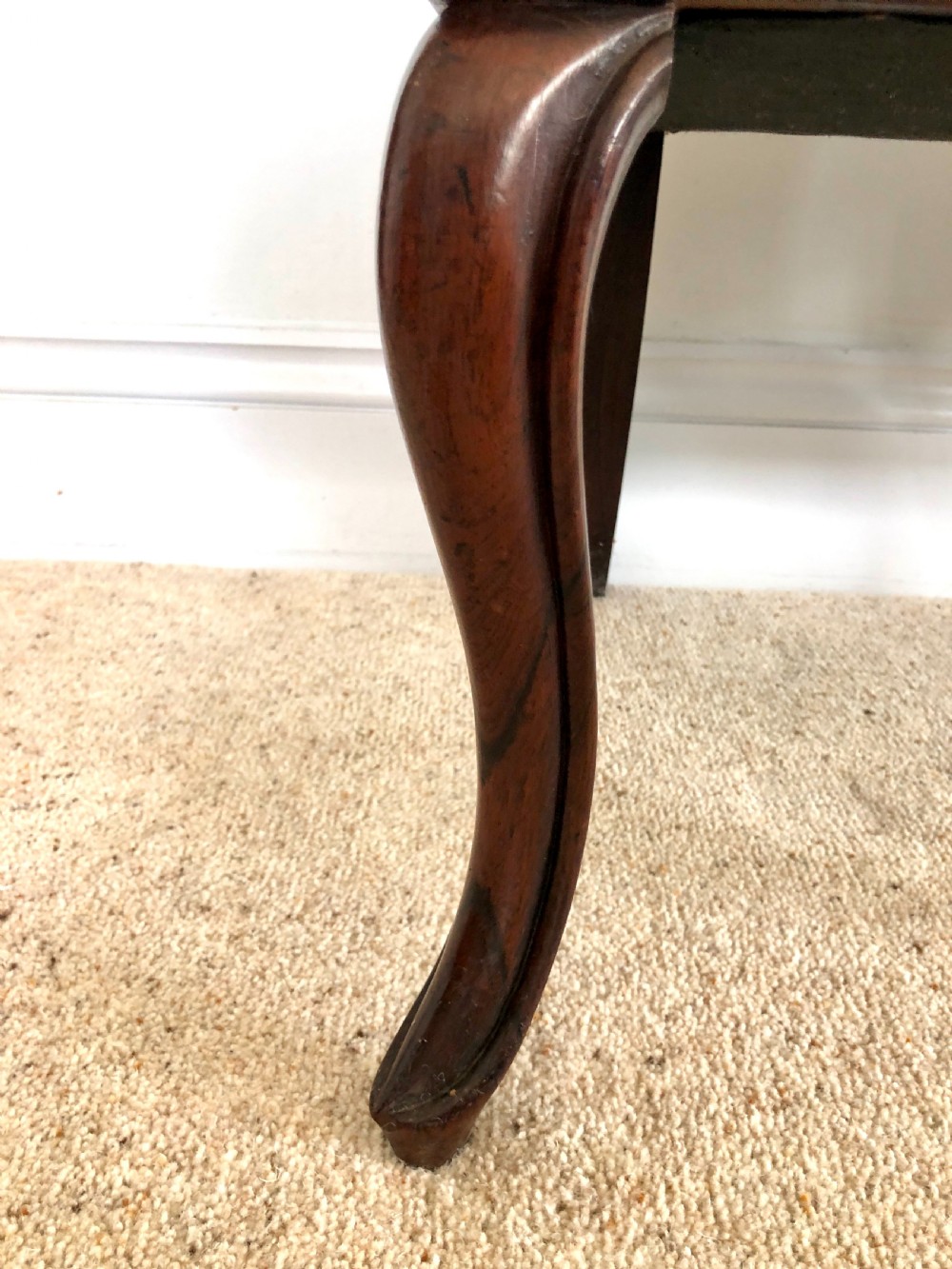 Antique Victorian Carved Mahogany Hall/Side Chair View VIII