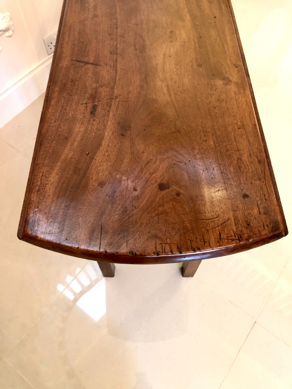 18th Century Antique George III Mahogany Irish Wake Table View II