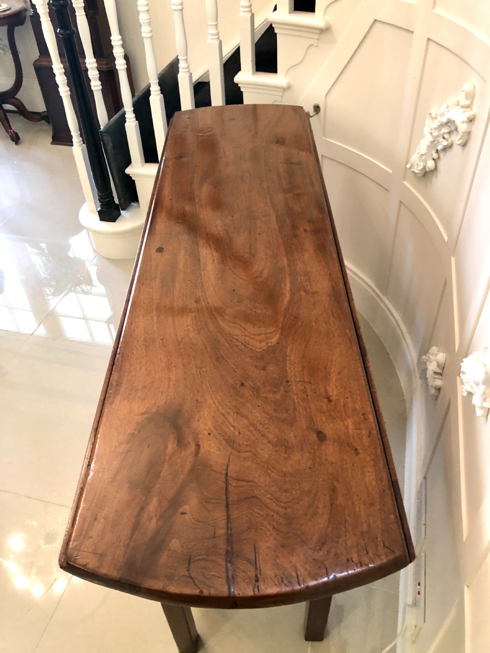 18th Century Antique George III Mahogany Irish Wake Table View III