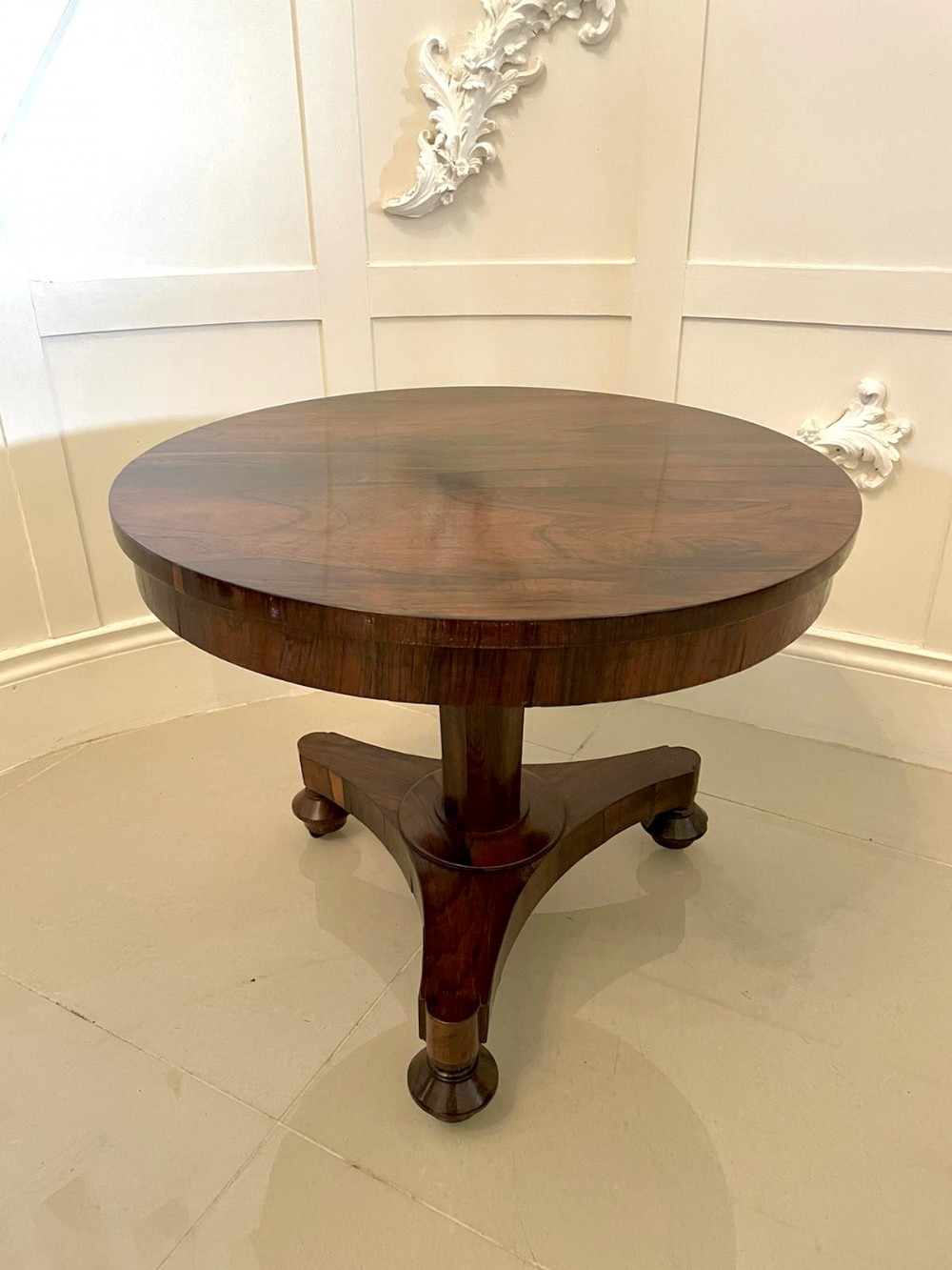 Quality William IV Rosewood Coffee Table