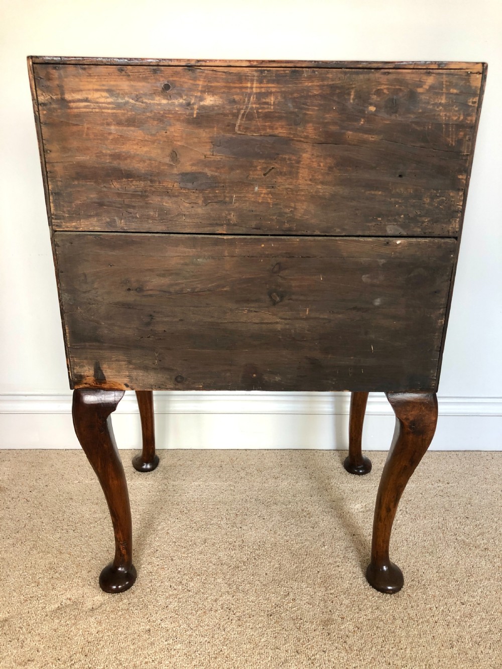 Antique Victorian Figured Walnut Bureau View IX