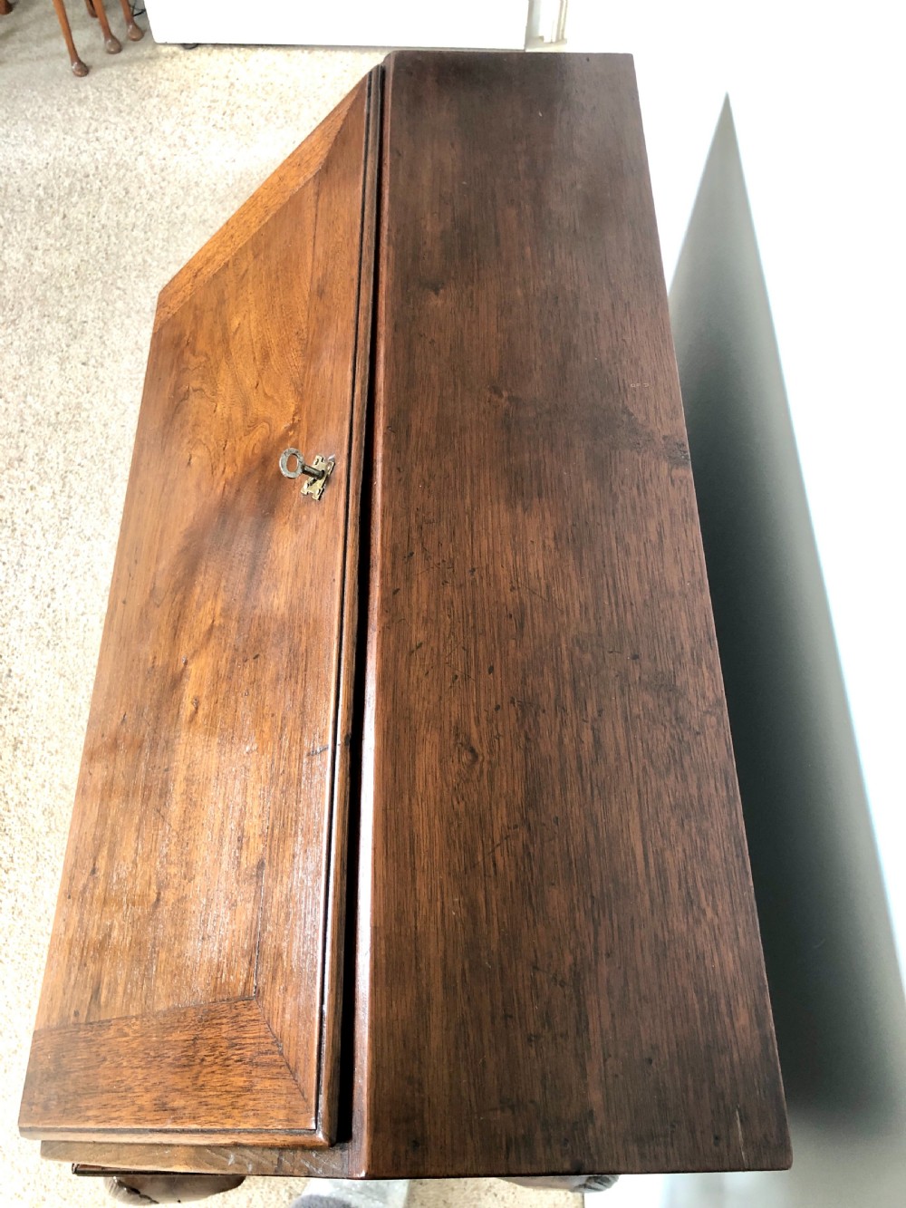  Antique Walnut Bureau View IV