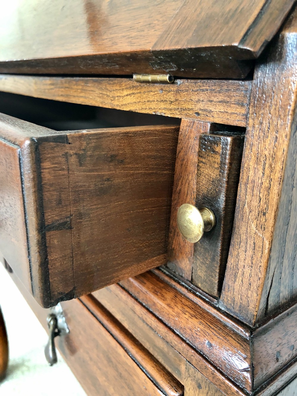  Antique Walnut Bureau View V