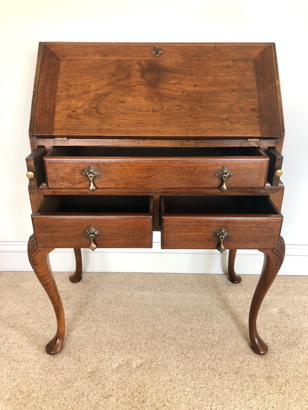  Antique Walnut Bureau View VI