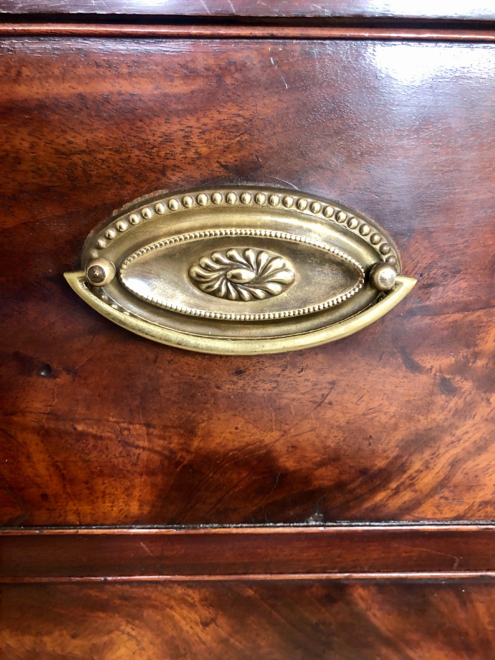 Antique George III Mahogany Secretaire Bookcase
 View II