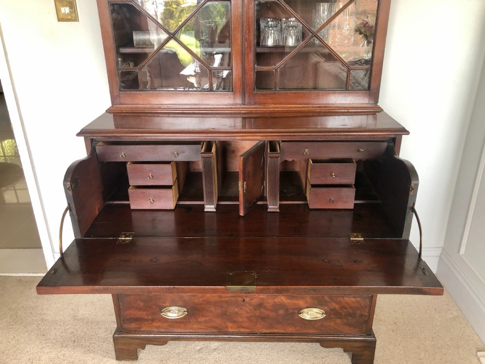 Antique George III Mahogany Secretaire Bookcase
 View VII
