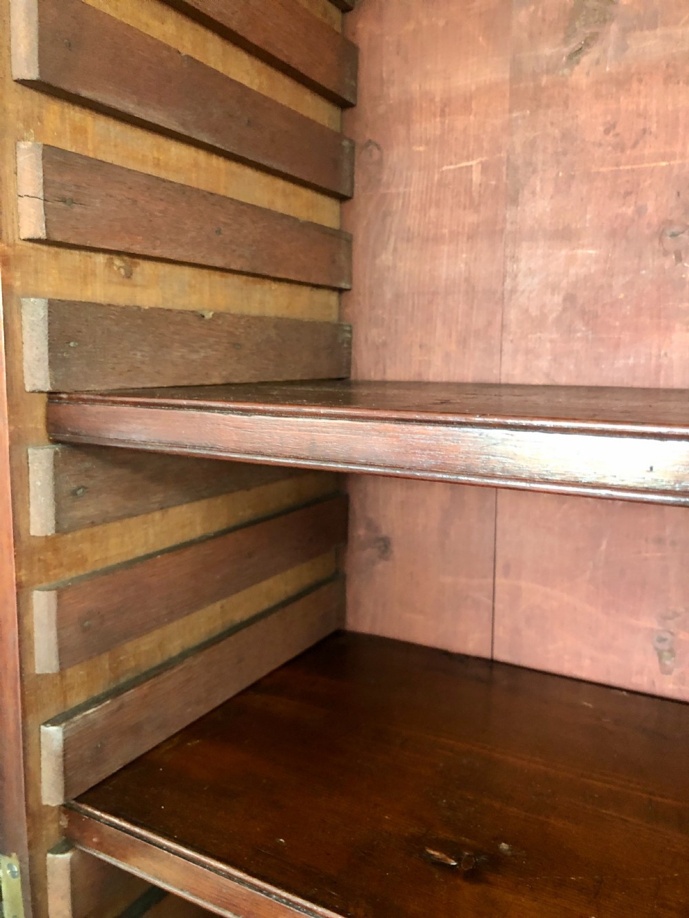Antique George III Mahogany Secretaire Bookcase
 View XI