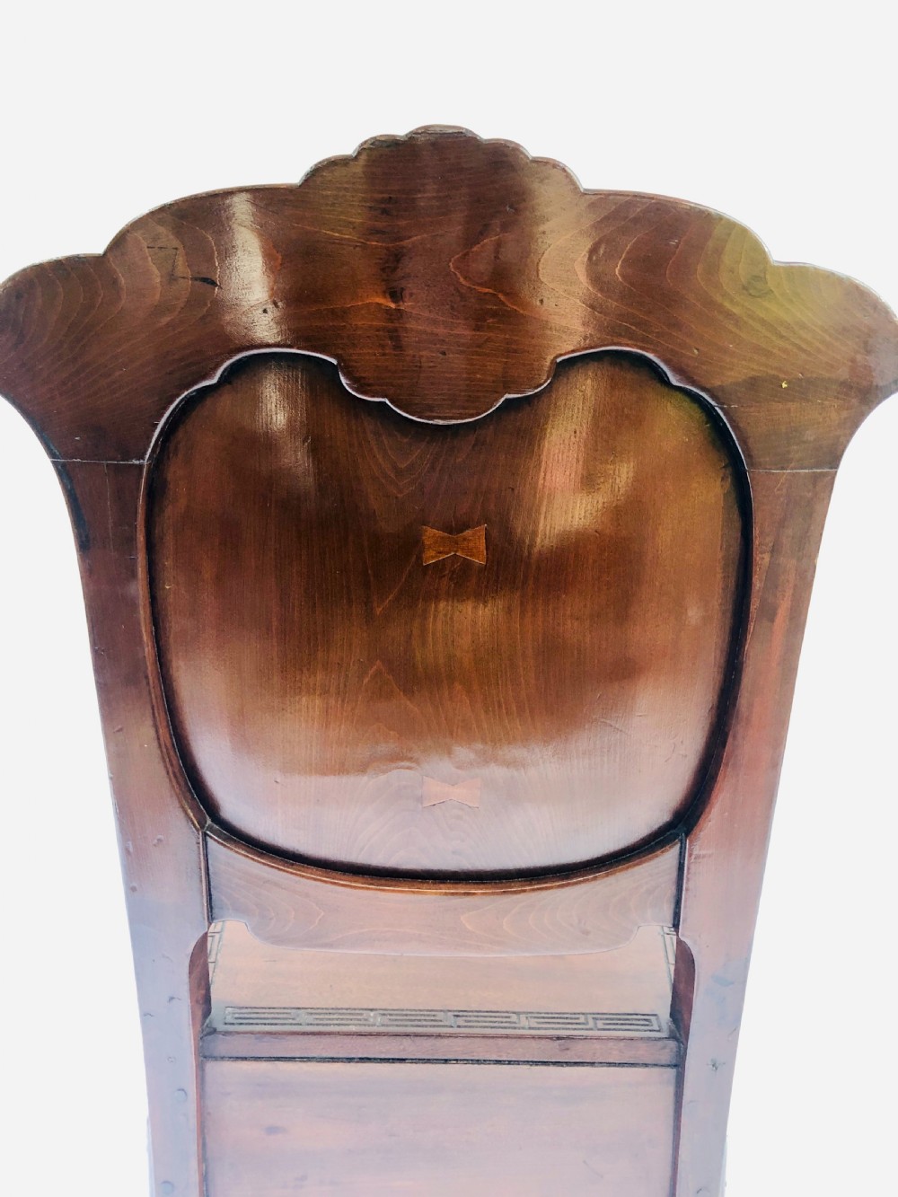  Fine Pair of Antique Carved Chinese Hall Chairs

 View II