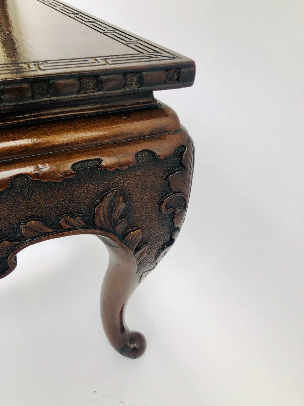  Fine Pair of Antique Carved Chinese Hall Chairs

 View VI