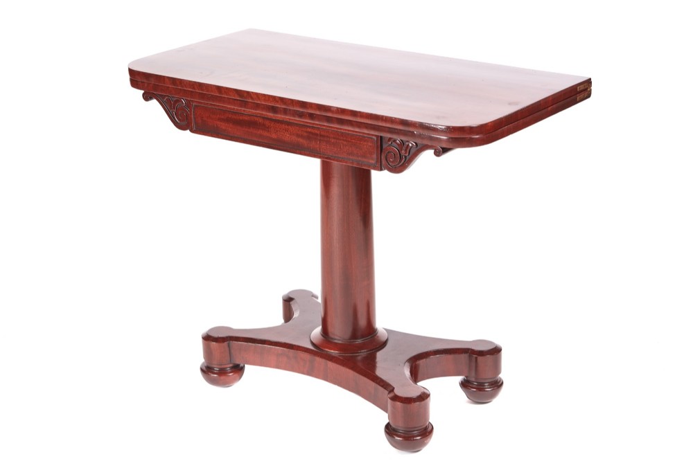 Quality Victorian Mahogany Card Table