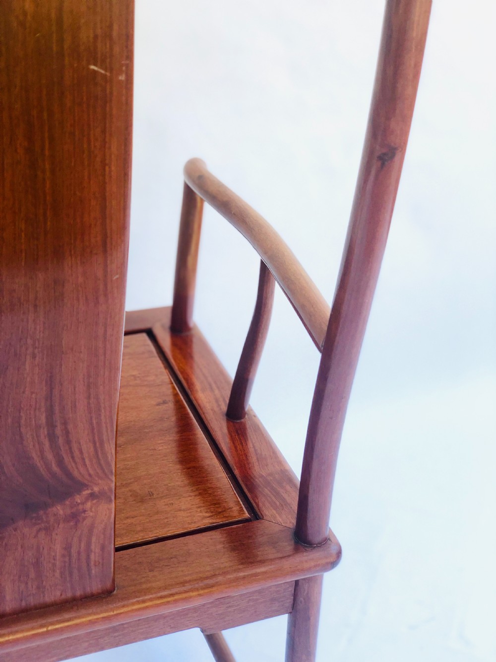  Unusual Antique Hardwood Chinese Armchair
 View III