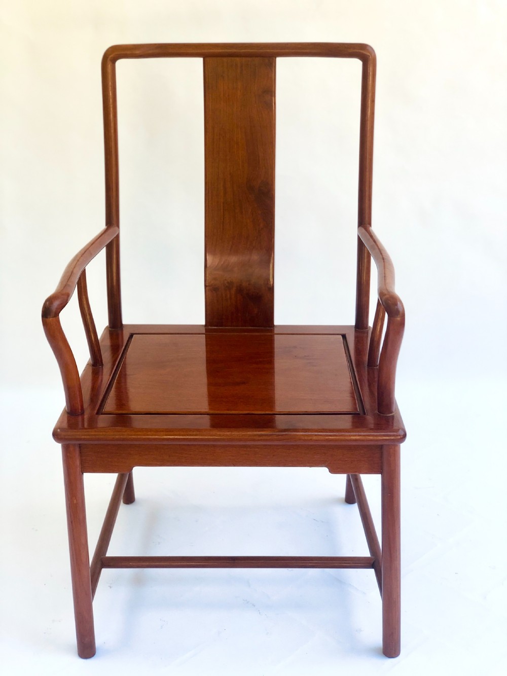  Unusual Antique Hardwood Chinese Armchair
 View X