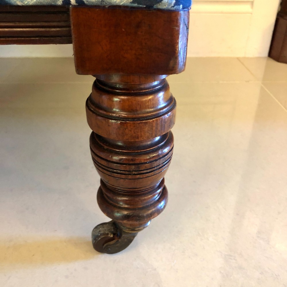 Large Antique Carved Walnut Library Chair
 View IV