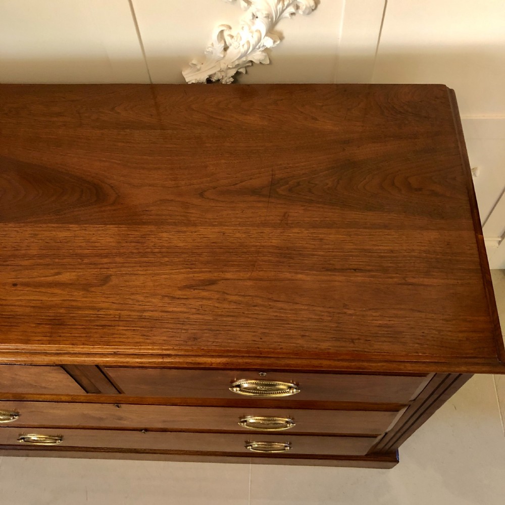  Antique Victorian Walnut Chest of Drawers
 View IV