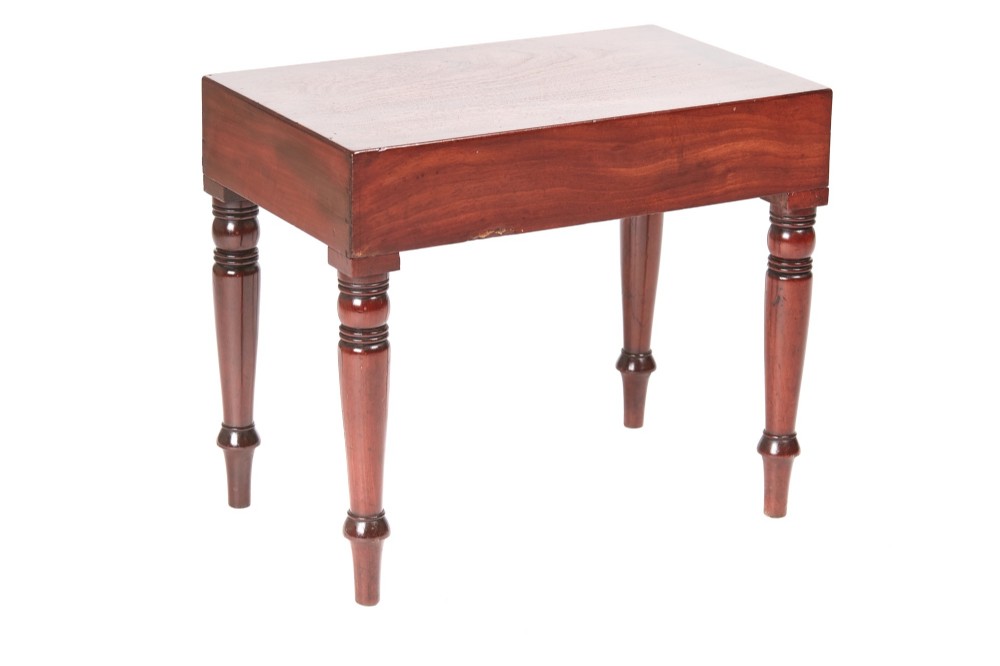 Victorian Antique Mahogany Bidet/Table
