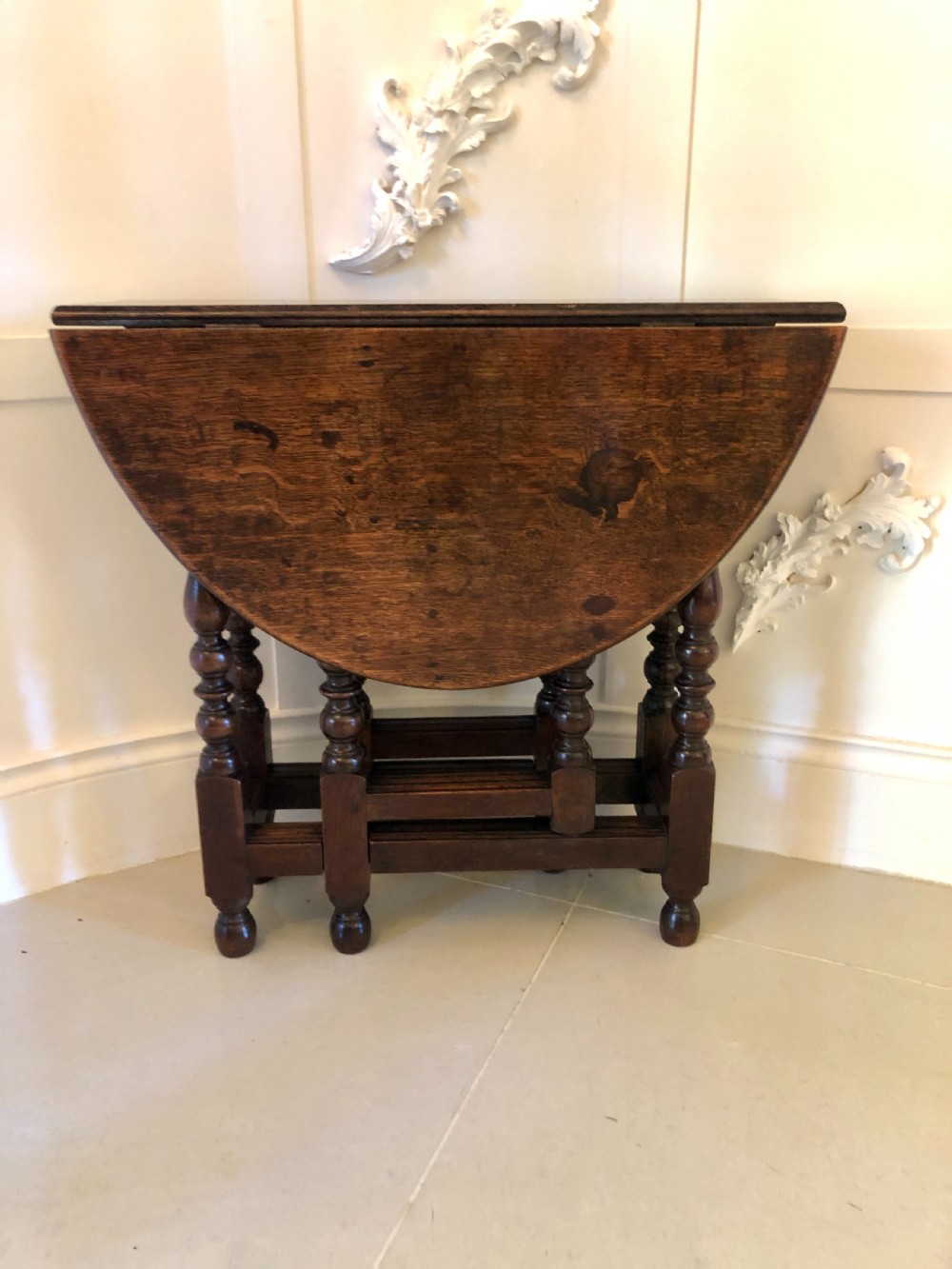  Antique Oak Gateleg Table
