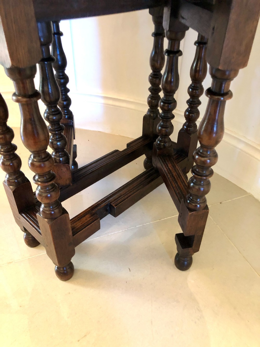  Antique Oak Gateleg Table
 View V