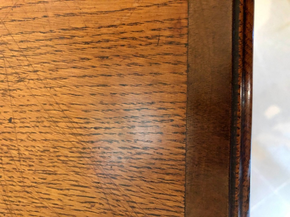  Antique George III Oak Lowboy

 View III