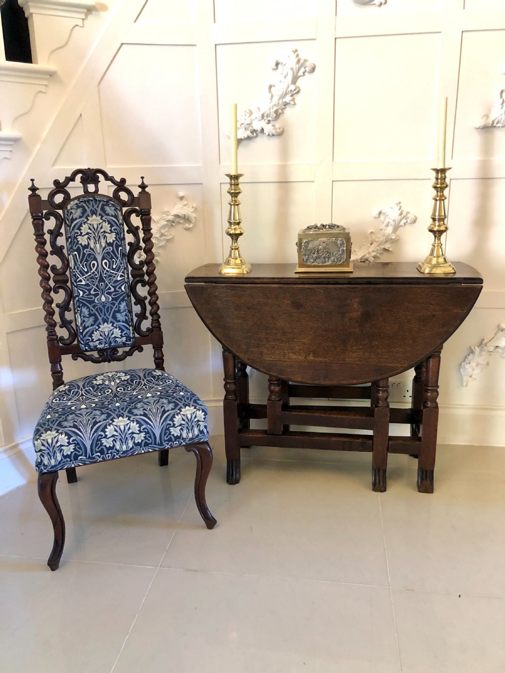 Antique 18th Century Oak Gateleg Table View III