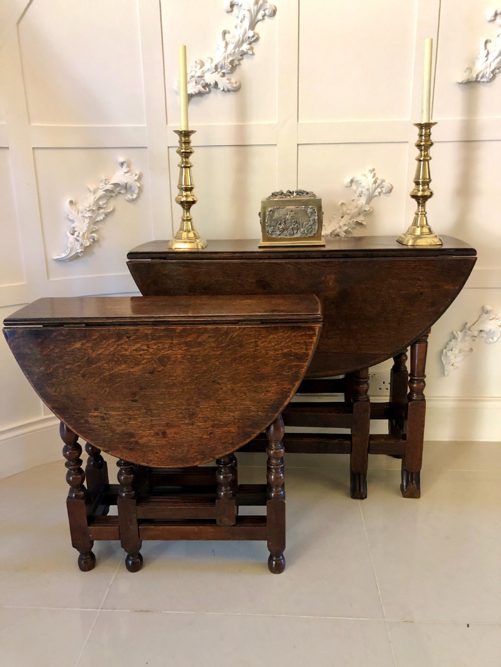 Antique 18th Century Oak Gateleg Table View V