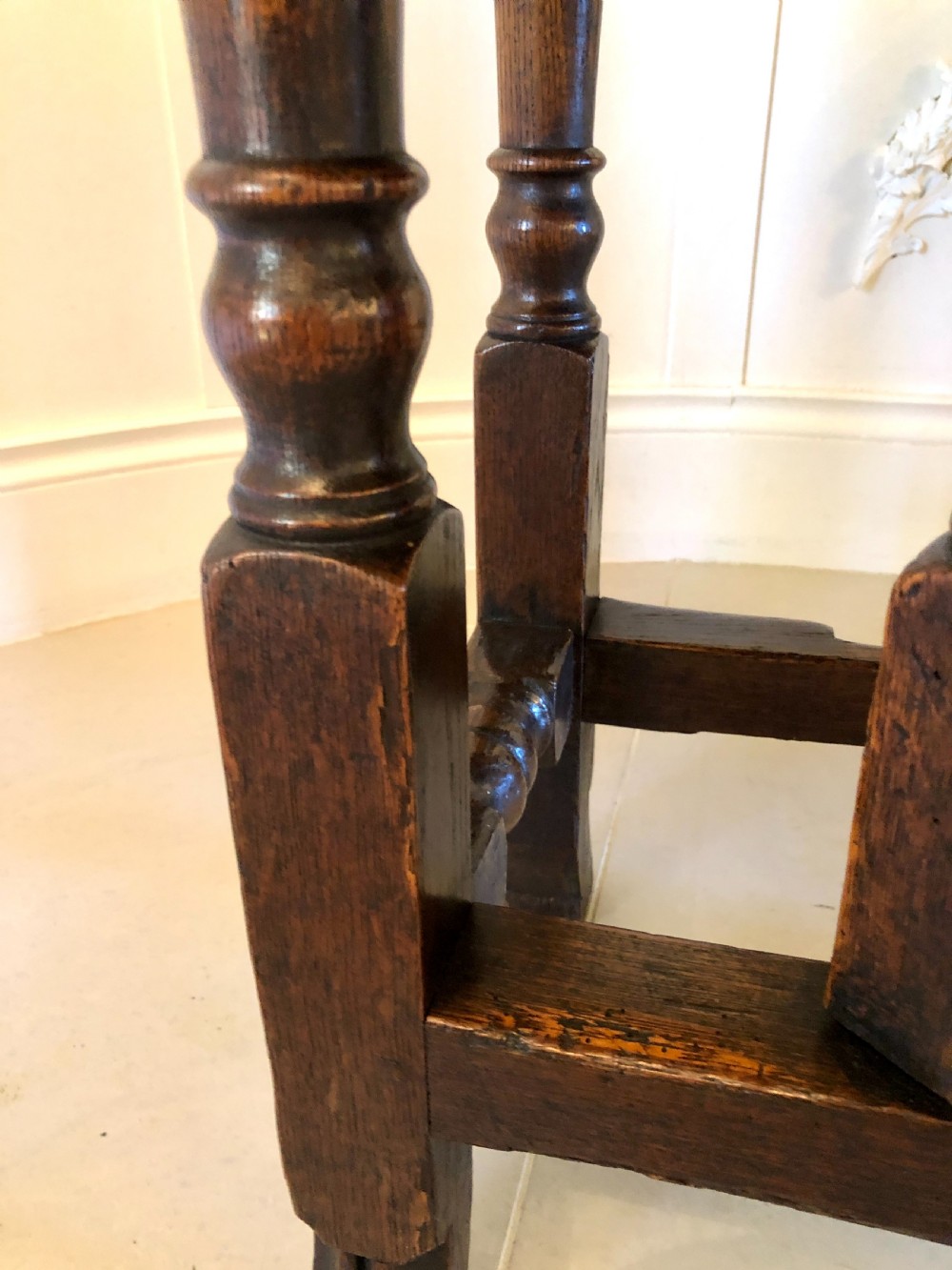 Antique 18th Century Oak Gateleg Table View IX