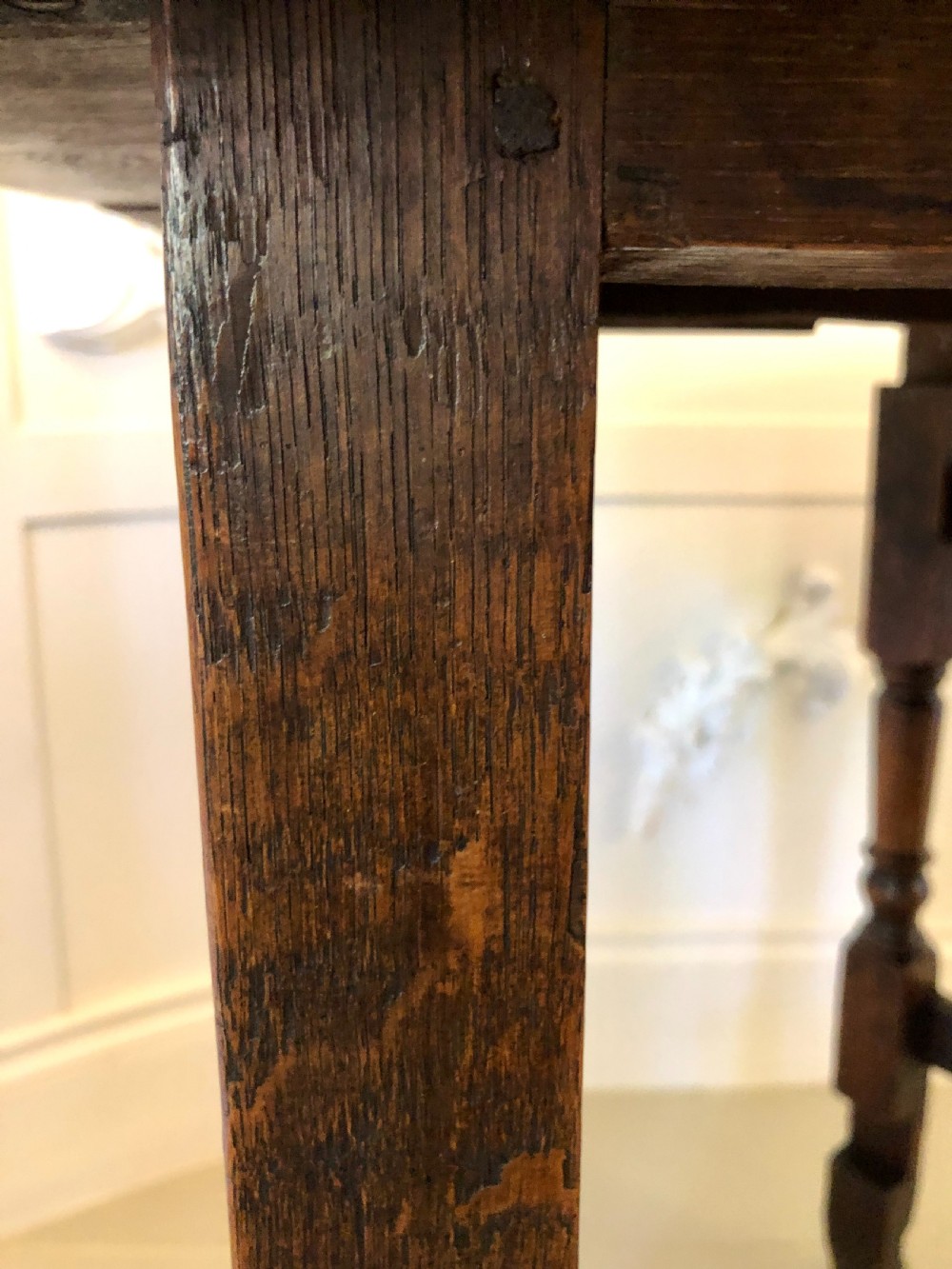 Antique 18th Century Oak Gateleg Table View XI