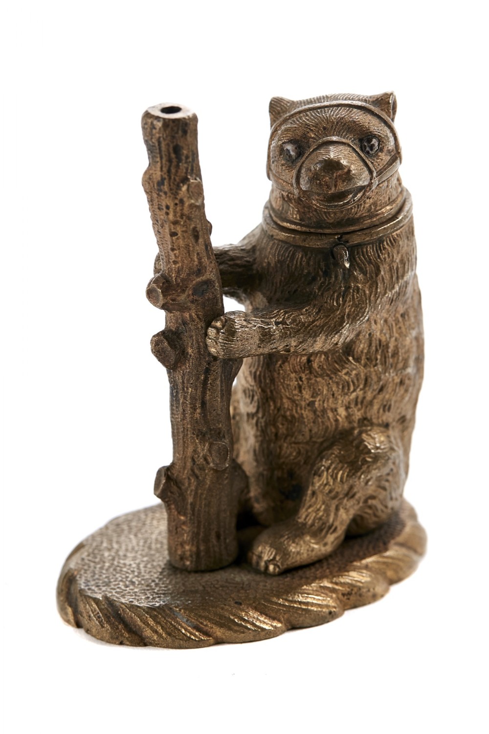  Unusual Pair of Antique Victorian Brass Bears
