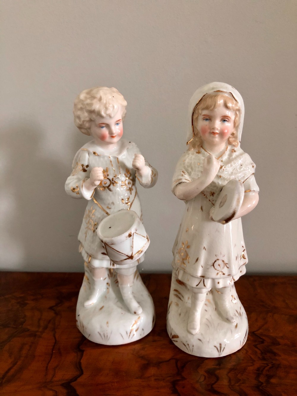 Set of 24 Antique Continental Porcelain Figurines 
 View II