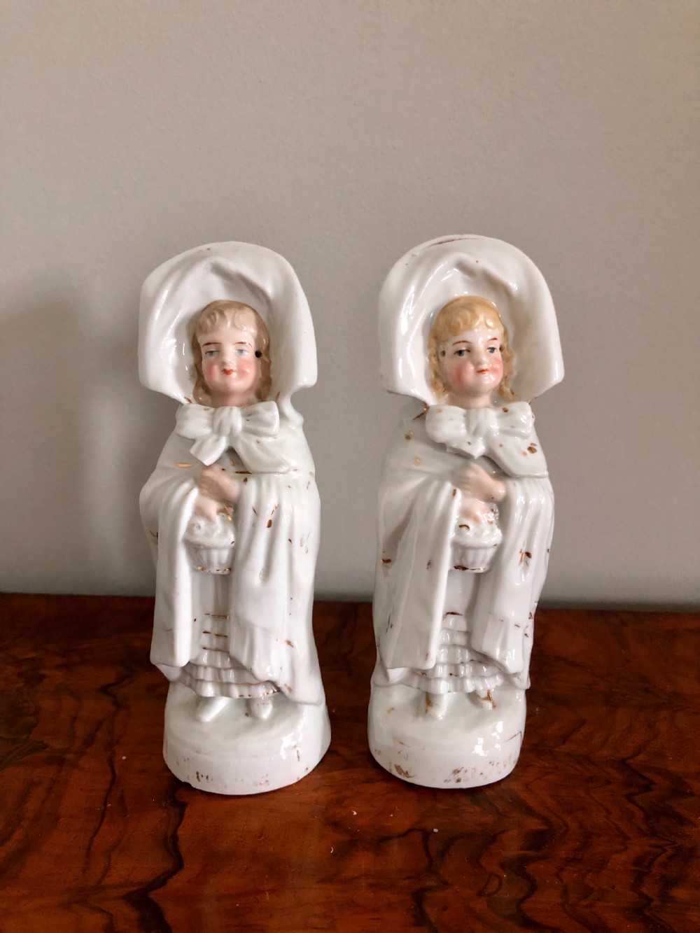  Set of 24 Antique Continental Porcelain Figurines 
 View V