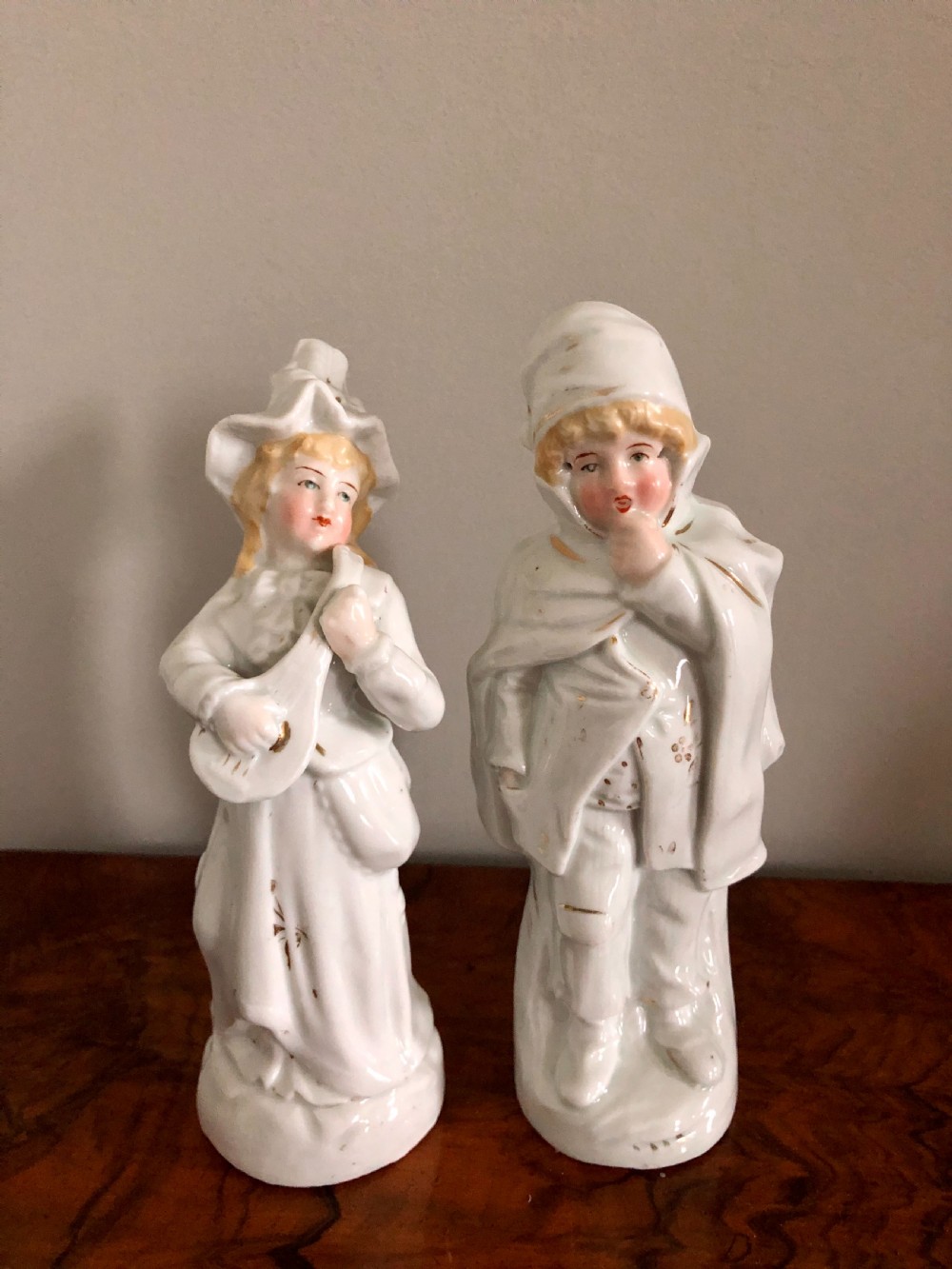  Set of 24 Antique Continental Porcelain Figurines 
 View XIV