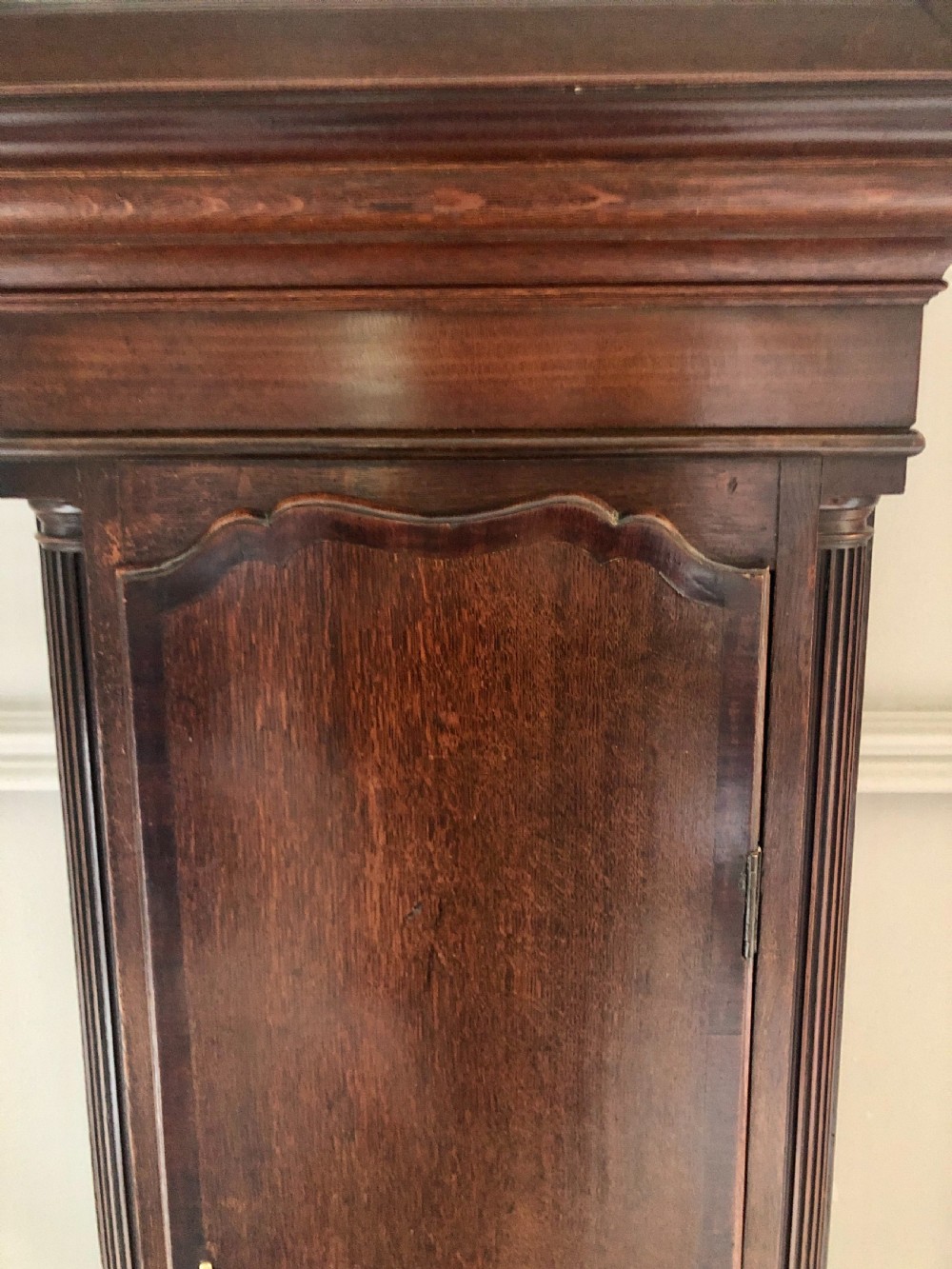  Antique George III Oak Longcase Clock Signed John Kent Manchester View IV