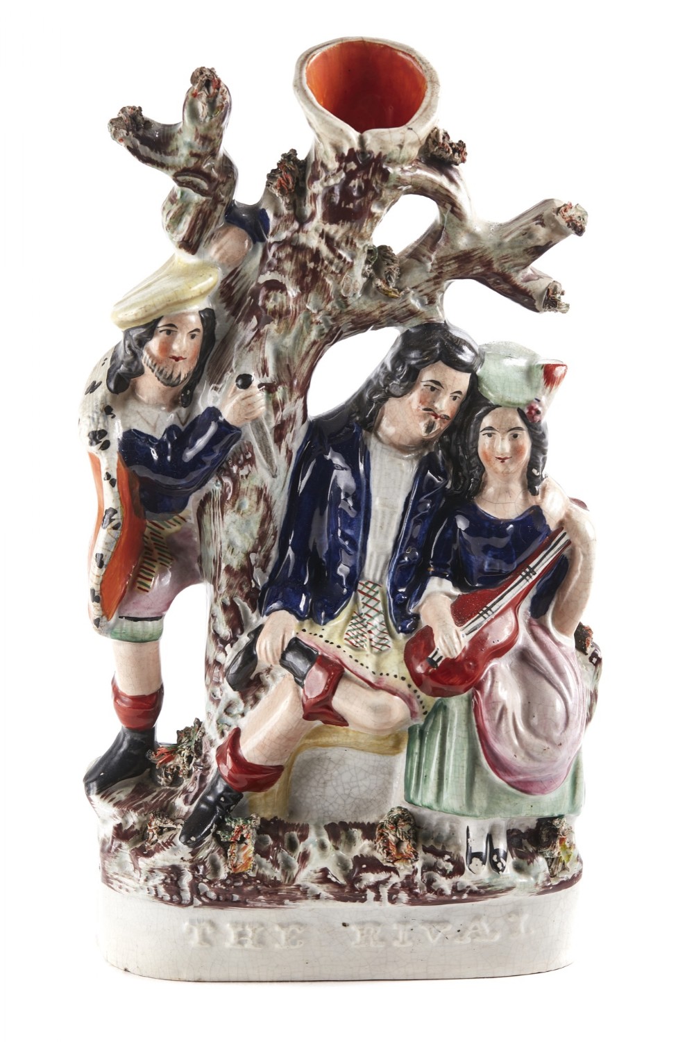  Antique Staffordshire Flatback Figure

