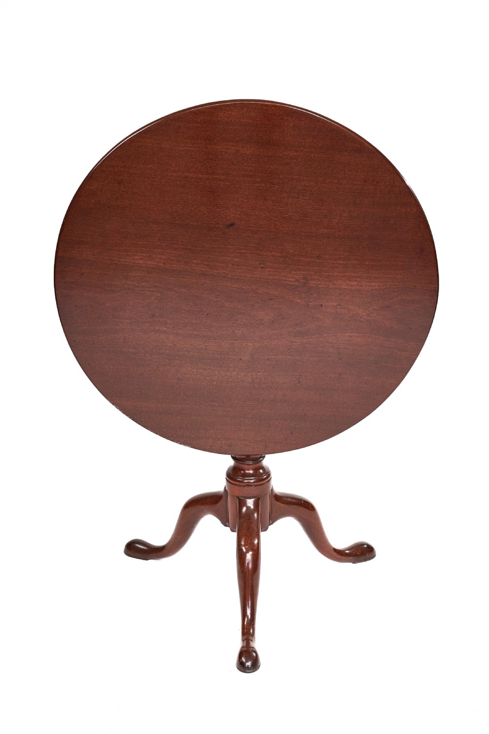 George III antique mahogany tripod table