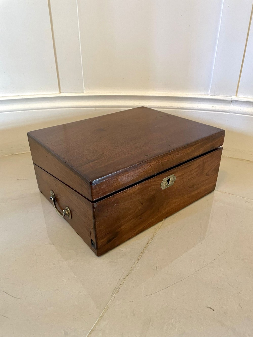 Antique George III Mahogany Writing Box 