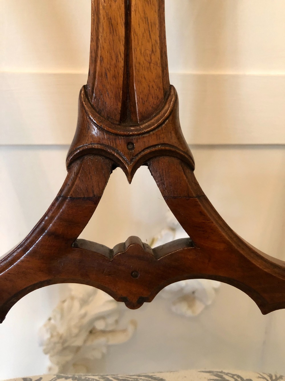 Quality Set of 4 Antique Victorian Walnut Dining Chairs  View VIII