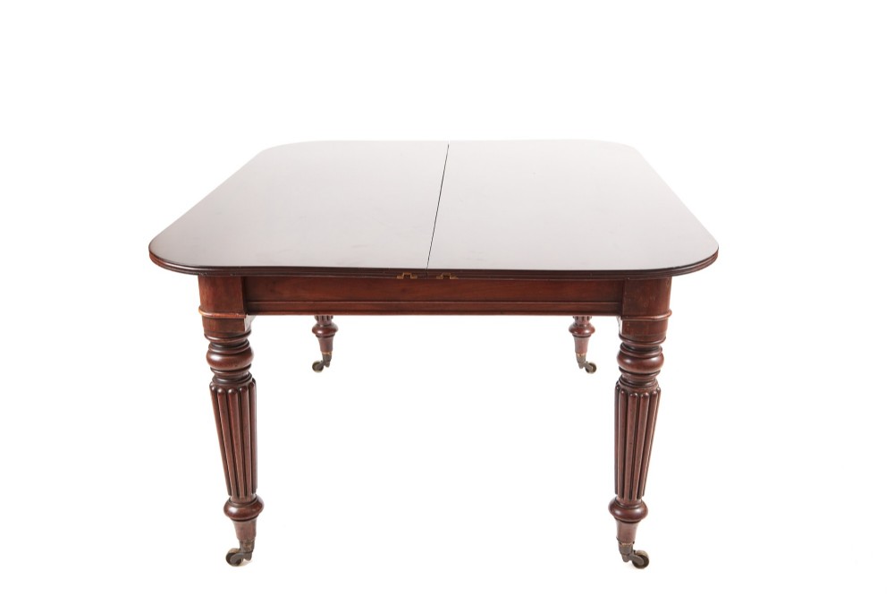  Quality William IV Mahogany Extending Dining Table 