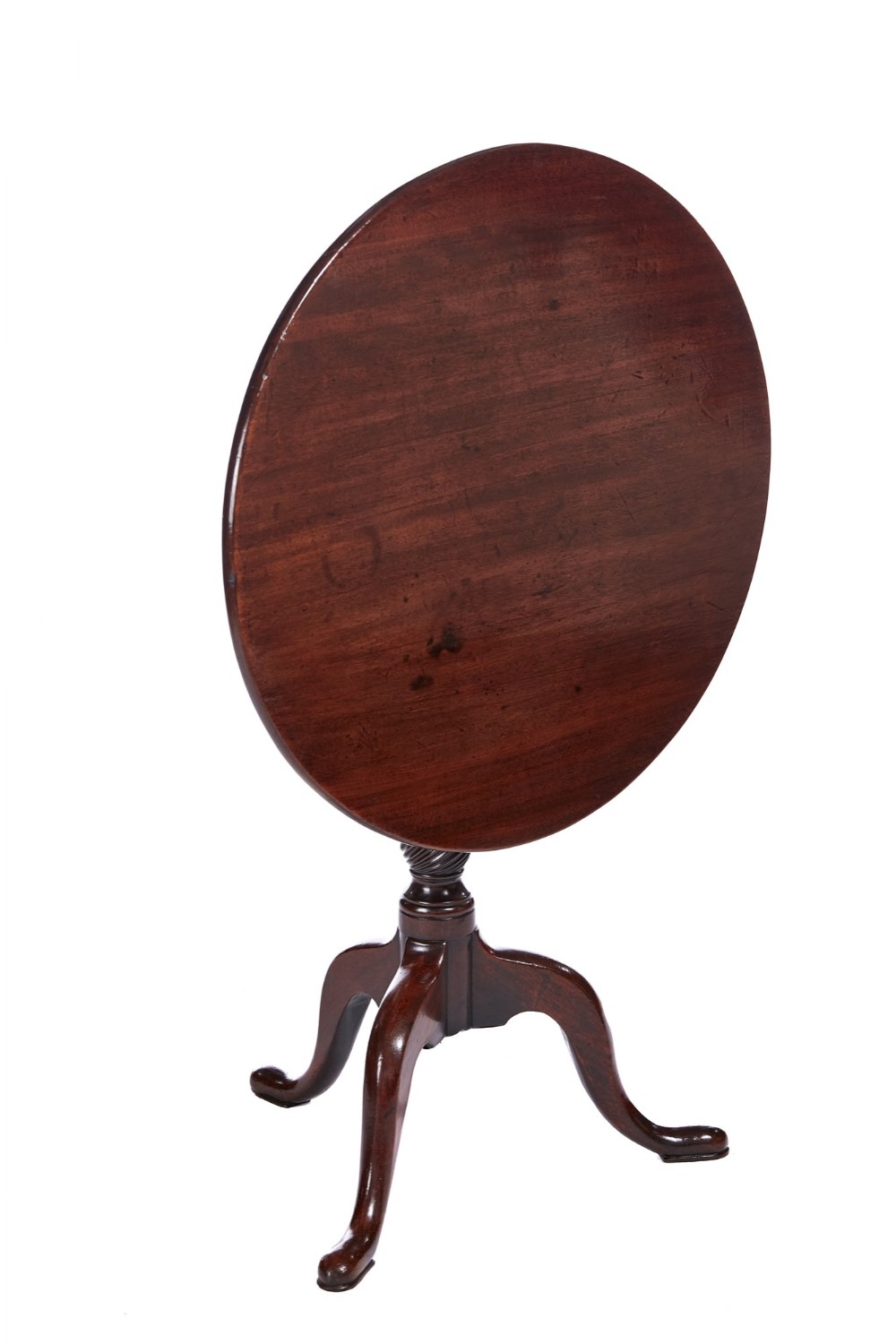  Quality Antique Georgian Mahogany Tripod Table
