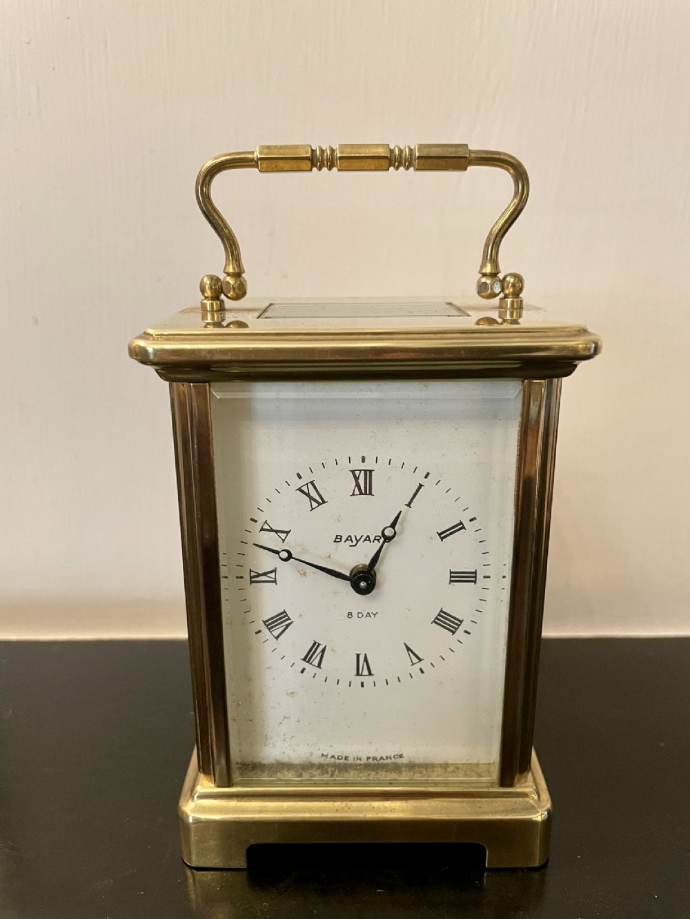 Antique French Brass Carriage Clock 