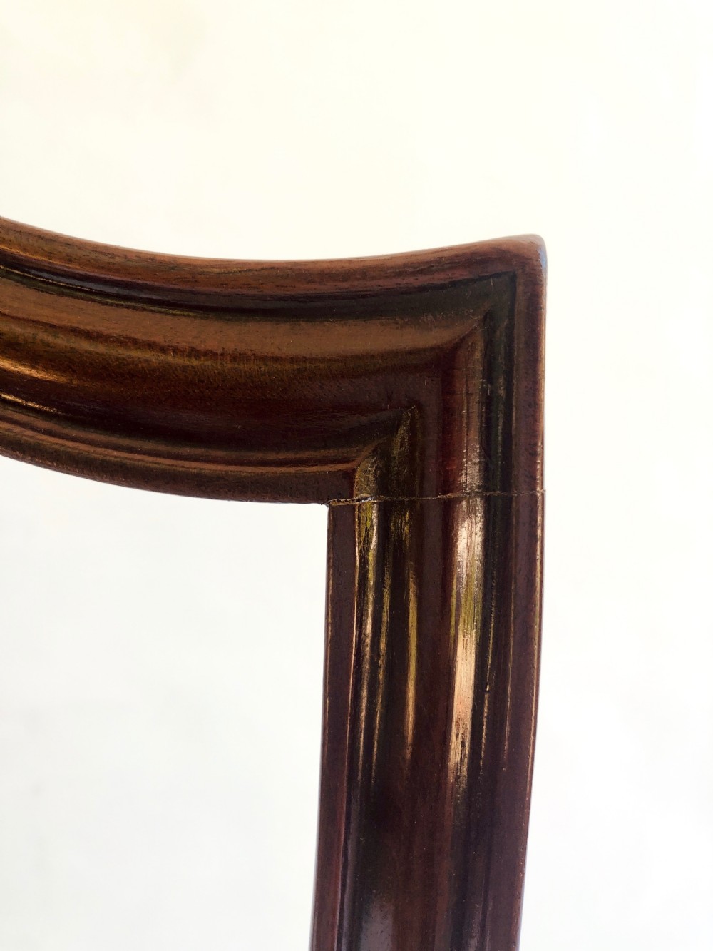 Antique Victorian Hepplewhite Style Mahogany Armchair View V