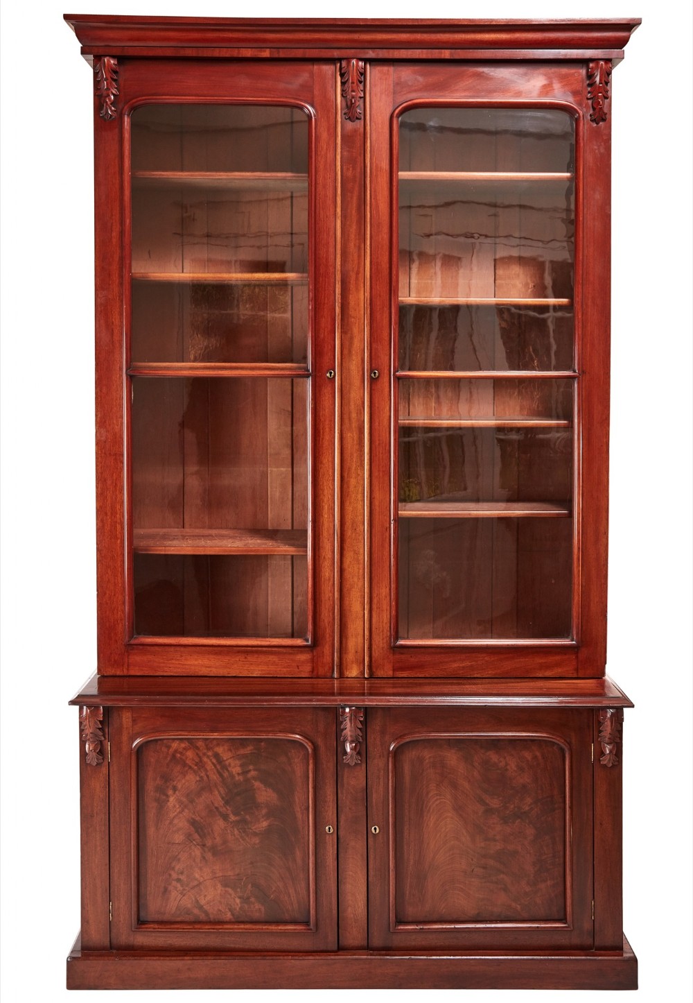  Large Quality Victorian Mahogany Bookcase
