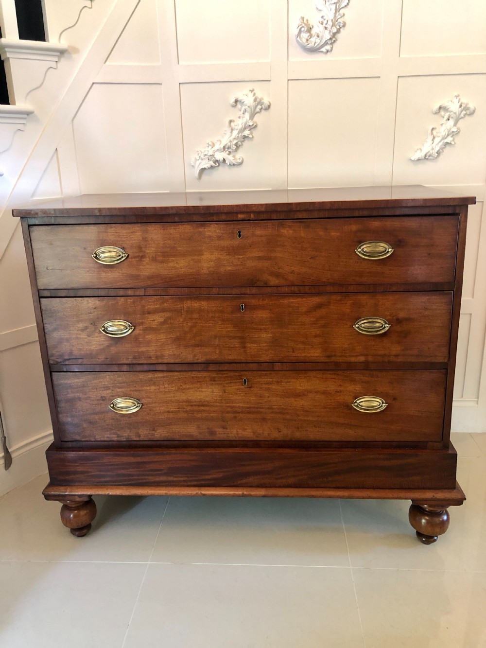  Antique Victorian Mahogany Chest of Drawers
