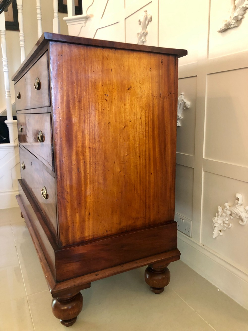  Antique Victorian Mahogany Chest of Drawers
 View VI