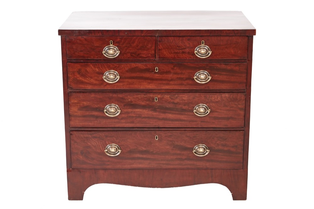  Antique George III Mahogany Chest of Drawers
