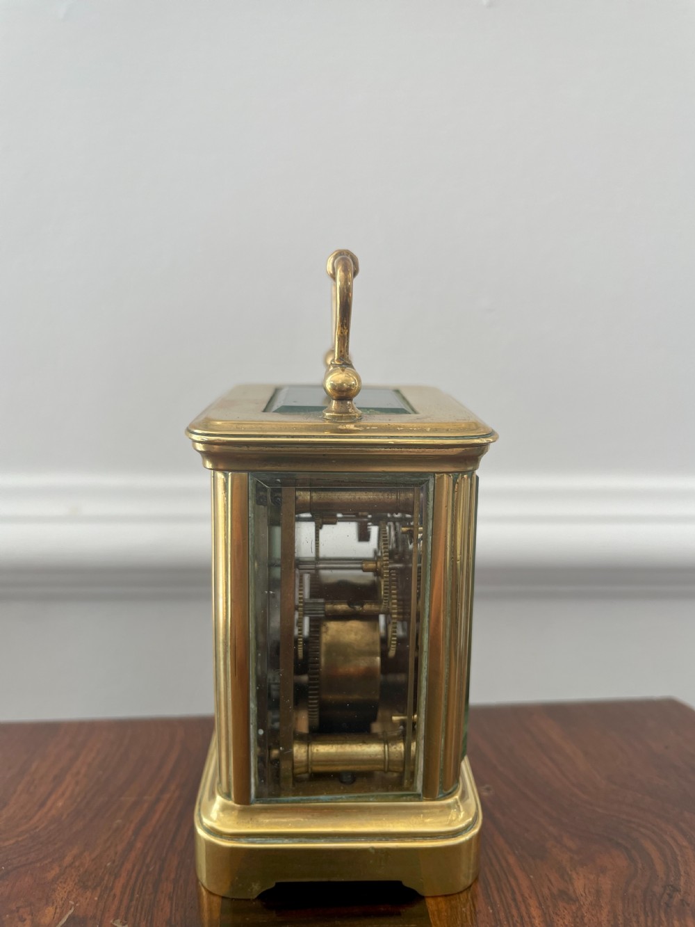 Charming Antique Lacquered Brass Cased Carriage Clock
 View VII