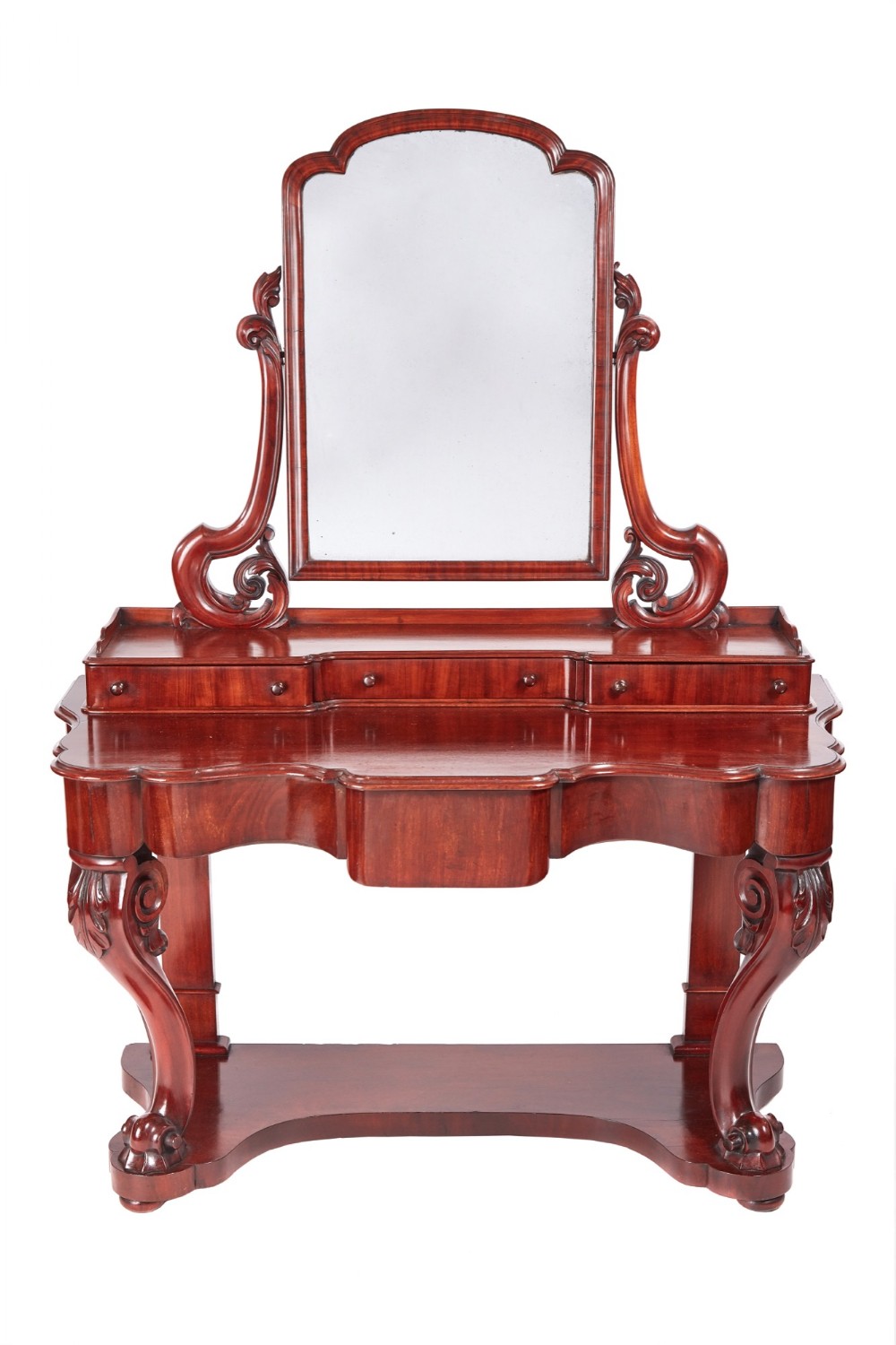  Quality Antique Victorian Mahogany Dressing Table
